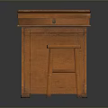 Wooden Children's Desk With Drawer And Matching Stool For Kids Study Space