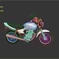 White Motorcycle With Black Seat Sleek Design Featuring Rearview Mirrors And Wheels
