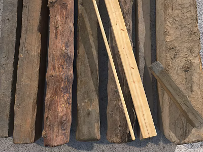 Modern Wood Realistic Wood 3d model Modern Wood Realistic Wood 3d model