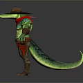 Crocodile Alligator Nile Crocodile carnivore reptile cold-blooded animal reptile 3d model