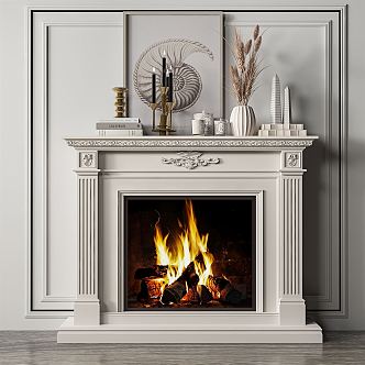 Jane's Fireplace 3d model