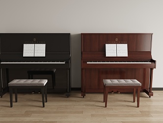 Modern Piano 3d model