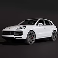 White Modern SUV With Sleek Exterior Design And Black Alloy Wheels