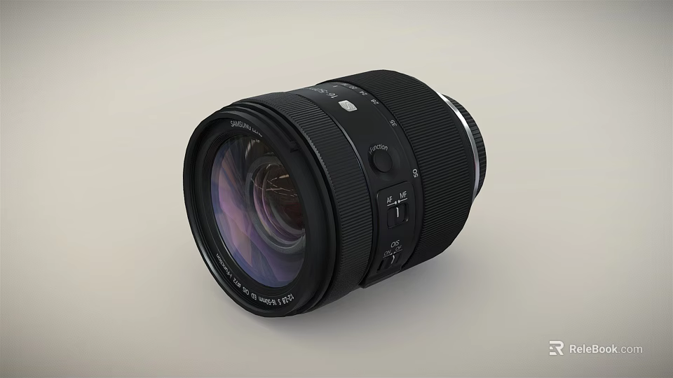 Professional Digital Camera Lens For Smartphone Photography With Black Design And High Quality Optics 3d model 