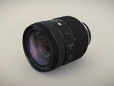 Professional Digital Camera Lens For Smartphone Photography With Black Design And High Quality Optics 3d model