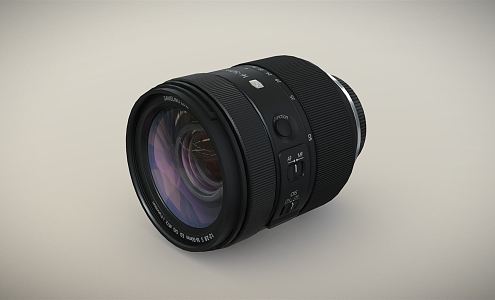 modern lens camera lens samsung 3d model