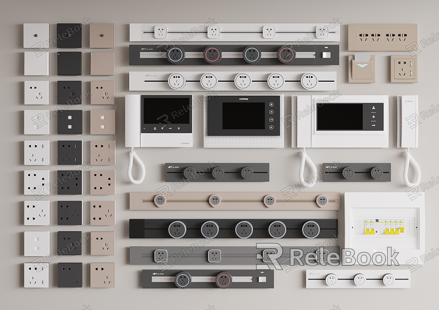 Modern switch socket removable socket model