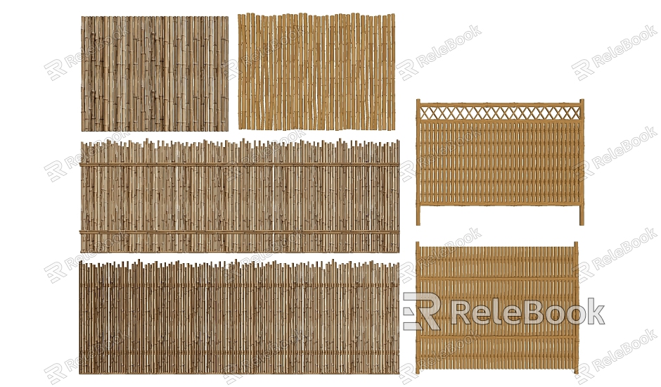 Modern Anti-corrosion Bamboo Fence Fence model