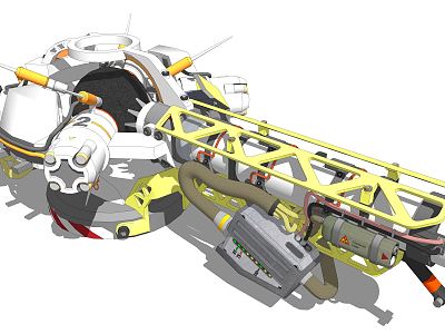 modern weapon laser cannon model