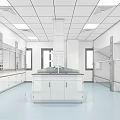 Modern Laboratory 3d model