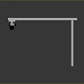 Adjustable Silver Metal Computer Monitor Stand With Webcam Mount And Stable Base
