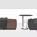Modern Bed End Stool Bed End Stool Combination 3d model