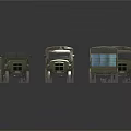 Green Military Trucks With Canvas Covers And Cargo Beds In Multiple Designs