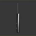Black Classic Radio with Telescopic Antenna Display Screen Control Buttons and FM AM Reception