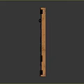 Intricate Wooden Sculpture Carving With Orange Brown Frame Green Panels And Symmetric Design
