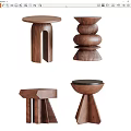 American-style log wind a few corners a few 3d model