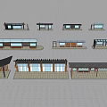 Various Bus Stop Shelter Designs With Modern And Traditional Architectural Structures