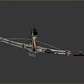 Crossbow Crossbow Crossbow Crossbow Mechanical Crossbow Shift Bow and Arrow Shoot Far Equipment Weapons High-tech Crossbow 3d model