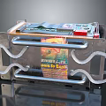 Vintage Industrial Electronic Device With Metal Frame Clear Tubes And Bob Ernie Label