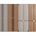 Wooden Wall Panels With Various Styles And Wood Grain Texture Combination For Interior