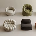 Modern Lazy Sofa Casual Sofa Single Person Sofa Internet Popular Bubble Sofa Internet Popular Sofa Lazy Sofa 3d model