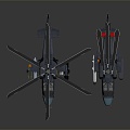 modern helicopter sci-fi helicopter space plane 3d model