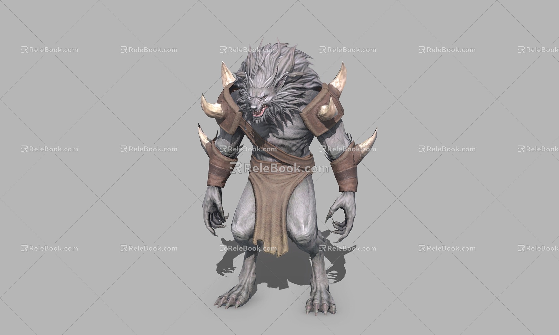 Werewolf Hunter Longhaired Clan 3d model