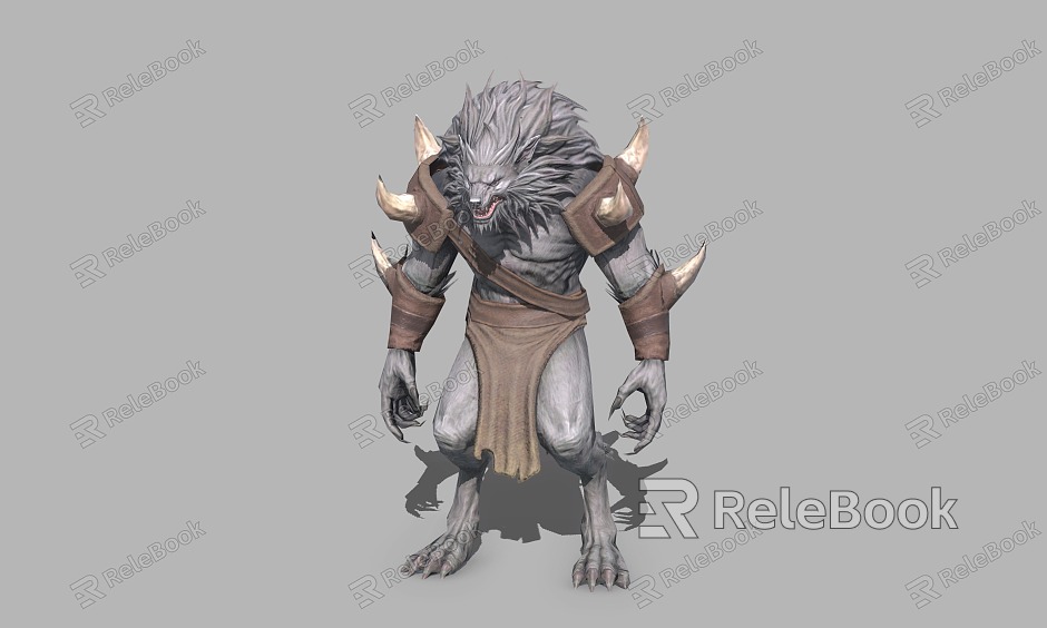 Werewolf Hunter Longhaired Clan model