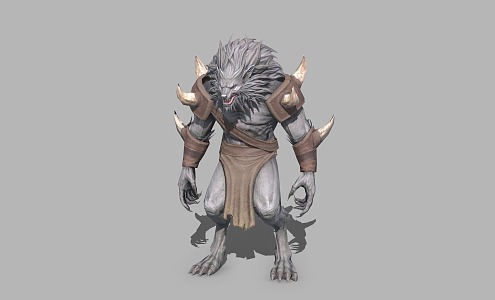 Werewolf Hunter Longhaired Clan 3d model