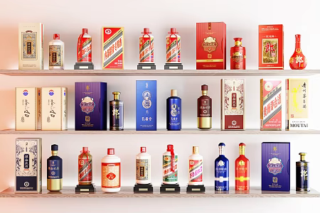 Modern Liquor 3d model