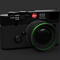 Leica M11 Professional Digital Camera With Black Body And Green Lens Ring Design