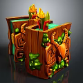 Magic Book Cartoon Book Summoning Book Ancient Book Magic Summoning Book Animation Book 3d model