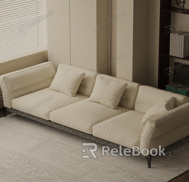 Three-seat sofa model