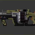 science fiction weapon howitzer gun science fiction gun future weapon science fiction equipment concept weapon next generation weapon 3d model