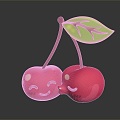 Modern Cherry Fruit Cherry Fresh Fruit 3d model