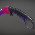 Karambit Knife Claw Knife Weapon Dagger Cold Weapon Game Props Game Equipment Knife 3d model