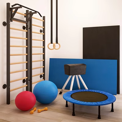 Fitness Equipment 3d model
