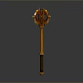 Scepter Ancient Scepter Cane Ancient Scepter Magic Scepter Metal Scepter Classical Scepter Magic Scepter 3d model