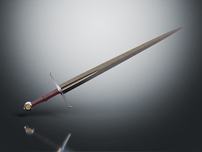 Modern Sword Officer Sword Long Sword 3d model