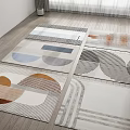 Modern Square Carpet 3d model