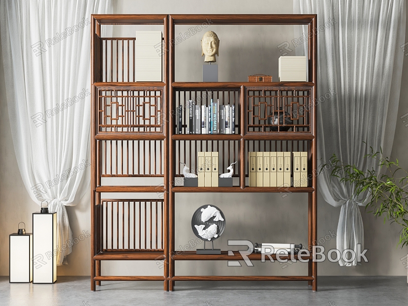 New Chinese Antique Rack model