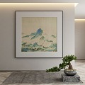 New Chinese Decorative Painting 3d model