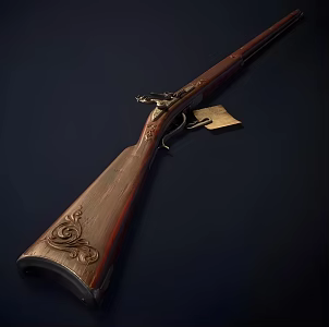 Realistic shotgun modern realistic weapon gun shotgun 3d model