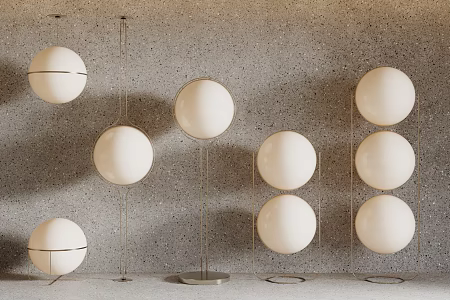 Modern combination lamp chandelier floor lamp table lamp 3d model