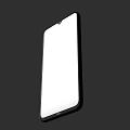 Modern Electronic Smartphone With Full Screen Display And Black Frame Design