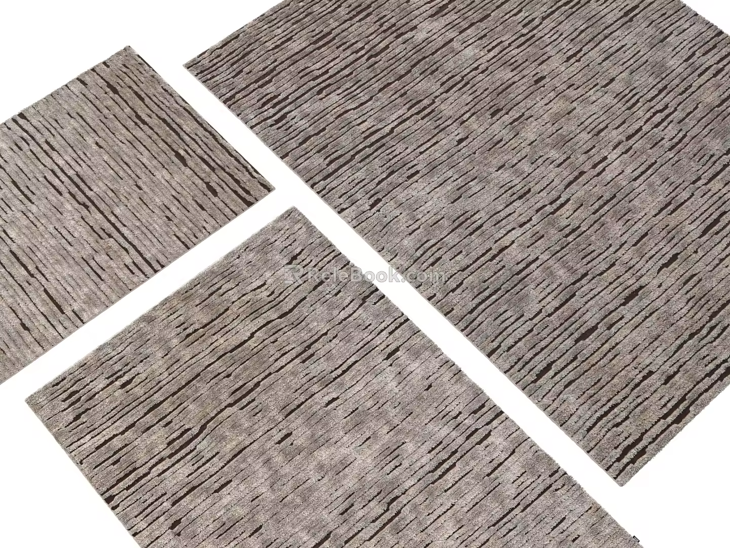 Modern Carpet Fabric Carpet Square Carpet 3d model
