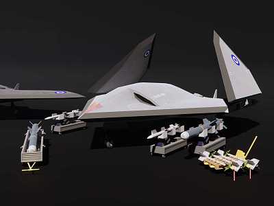 Drones Military Drones Check and Hit Integrated Drones model