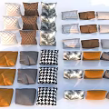 Various Colorful Pillows With Diverse Patterns And Modern Designs For Home Decor