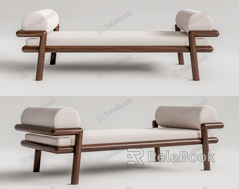 New Chinese Style Bed End Stool model