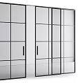 Modern Sliding Doors Design With Glass Panels And Metal Frames For Interior Decor